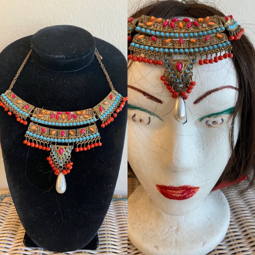 Cleopatra necklace/headpiece
